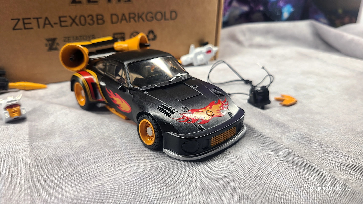 **Zeta EX-03B Darkgold** — Premium Transformable Figure